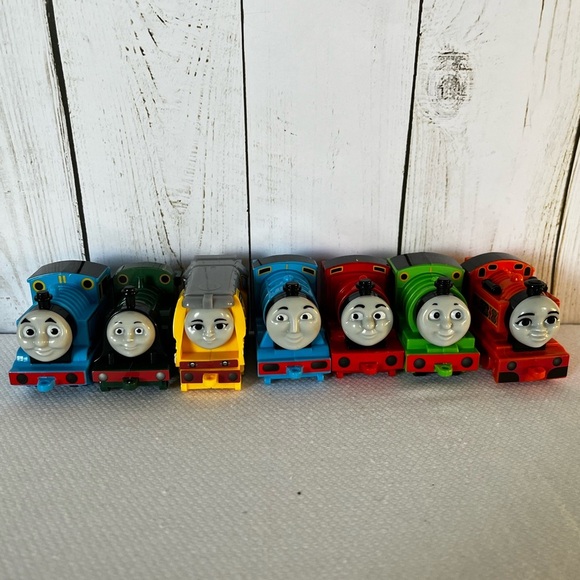 Thomas & Friends Connection Set Seven Mini Locomotives and Freight Cars - Picture 1 of 8